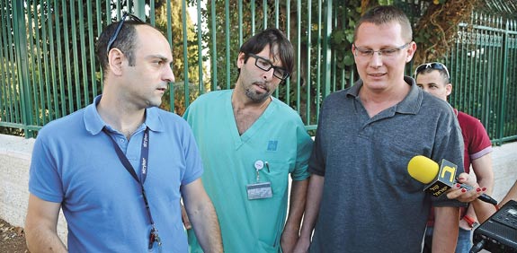 נציגי מחאת המתמחים / צלם: אוריה תדמור